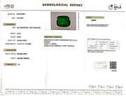 6.59/CT Natural Panna Stone with Govt. Lab Certificate-16910S209831